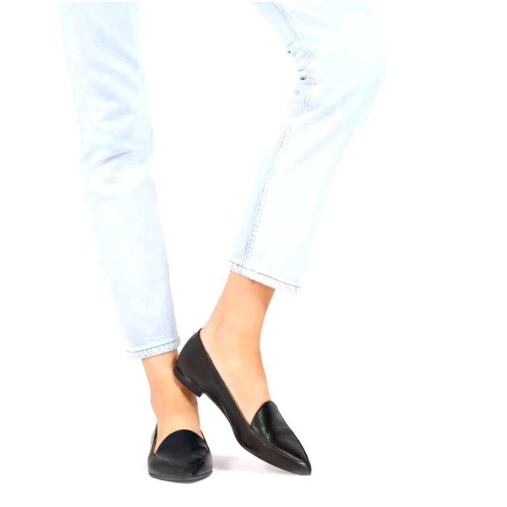 Everlane The Modern Point Black Loafers Women‎ Size 9.5
